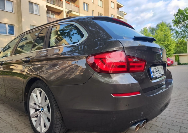 BMW Seria 5 cena 59900 przebieg: 216000, rok produkcji 2012 z Warszawa małe 497